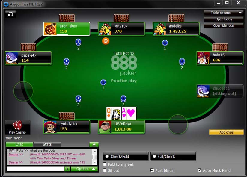 онлайн покер чат